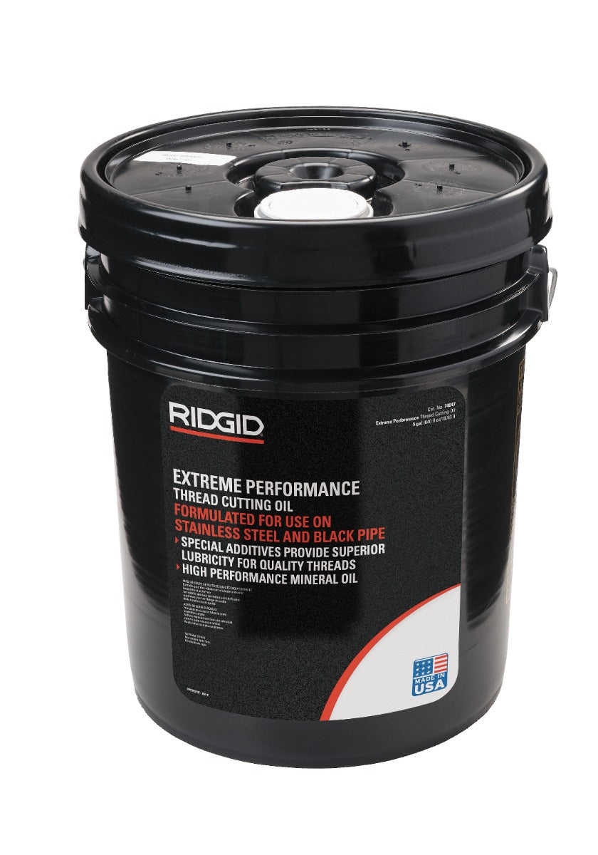 RIDGID 74047 5 Gallon Extreme Performance Thread Cutting Oil RIDGID