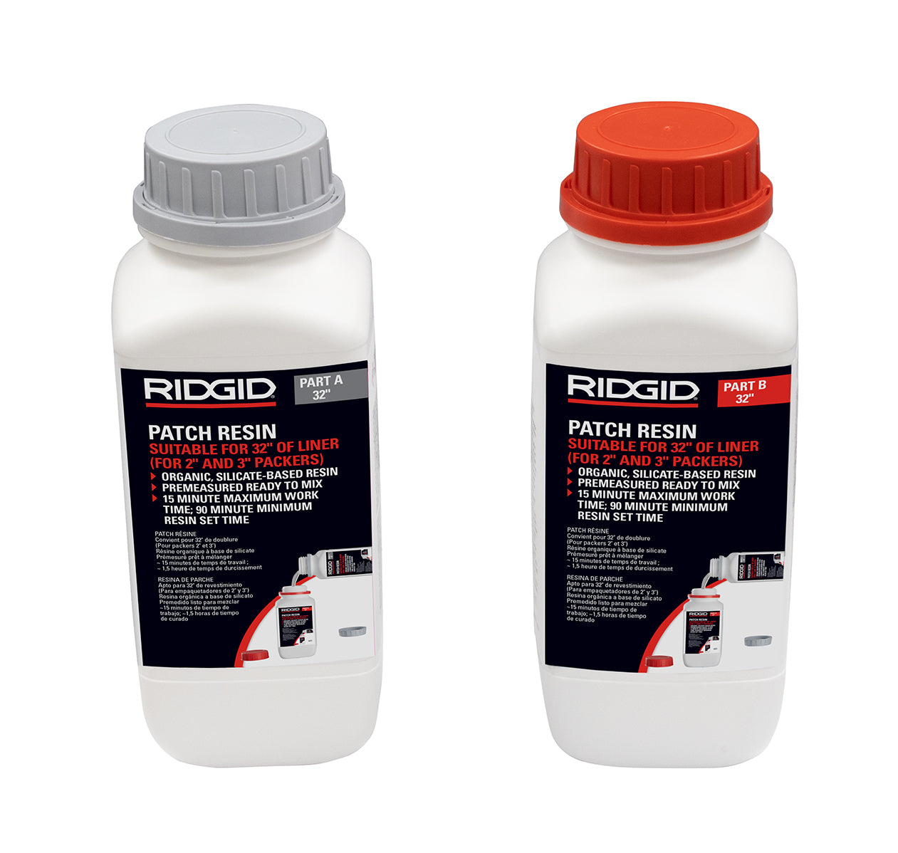 RIDGID 74878 Pipe Patch Resin Only - 32" Patch RIDGID