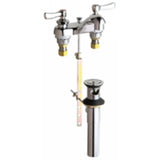 Chicago Faucets 797-VABCP Universal Deck Mounted Centerset Faucet with Pop-Up Waste Polished Chrome - Chicago Faucets