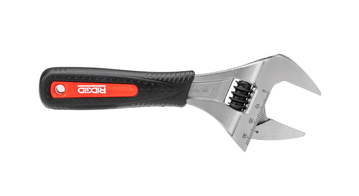 RIDGID 81718 6" Super Wide Capacity Slim Jaw Adjustable Wrench