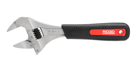 RIDGID 81728 8" Super Wide Capacity Slim Jaw Adjustable Wrench