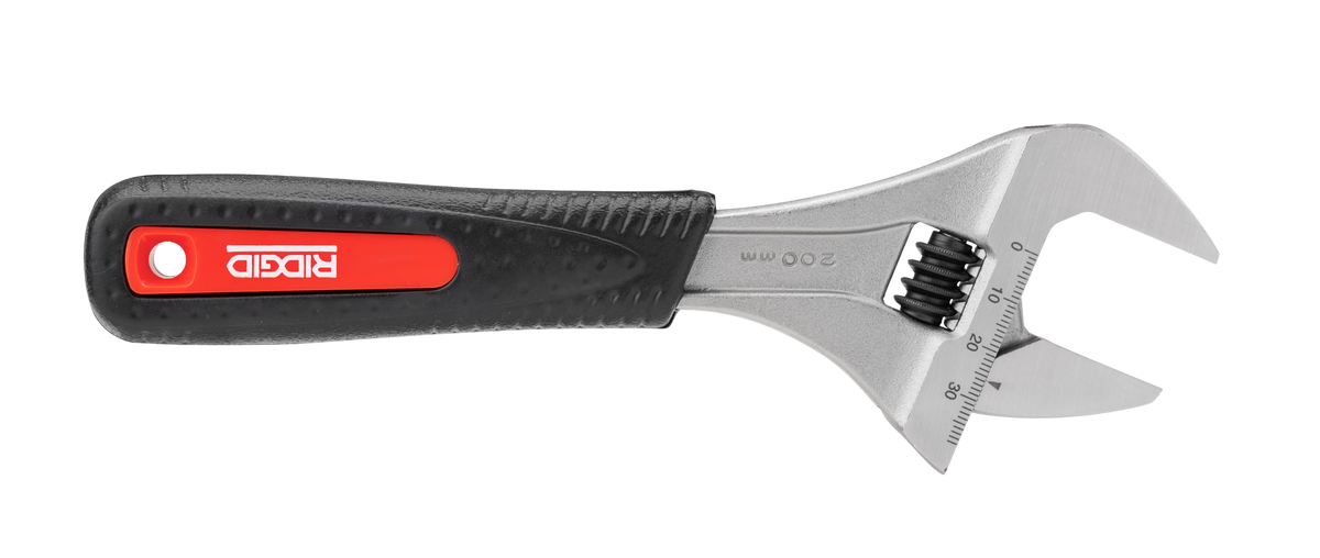 RIDGID 81728 8" Super Wide Capacity Slim Jaw Adjustable Wrench