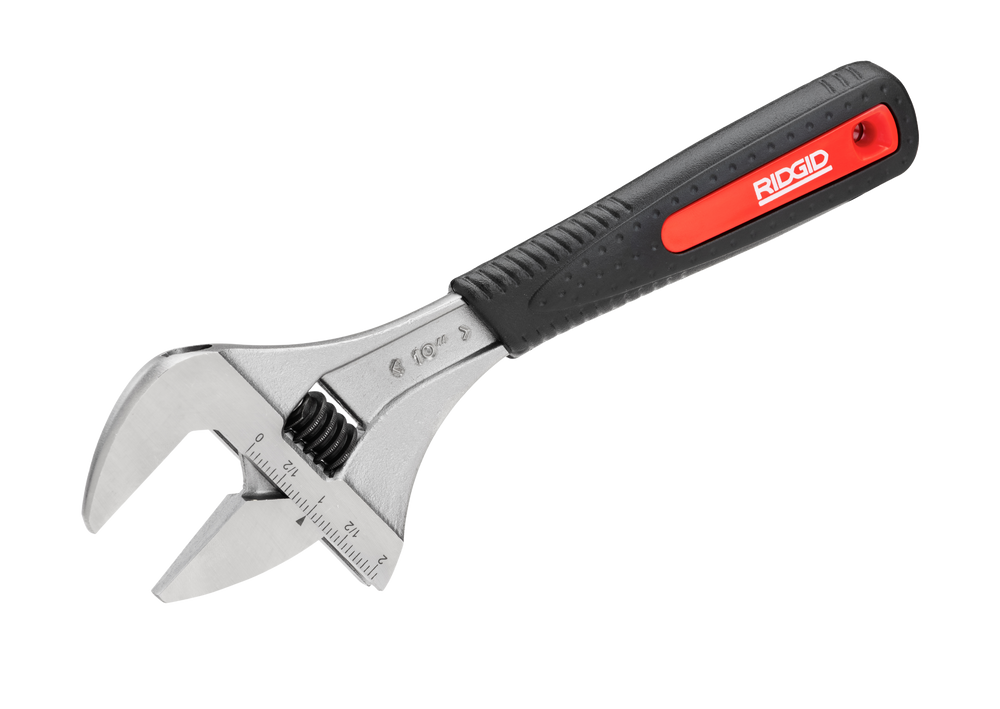 RIDGID 81738 10" Super Wide Capacity Adjustable Wrench