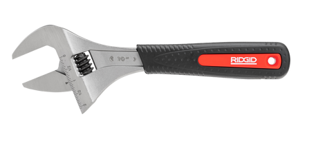 RIDGID 81738 10" Super Wide Capacity Adjustable Wrench