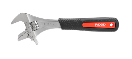 RIDGID 81758 10" Wide Capacity Reversible Adjustable Wrench