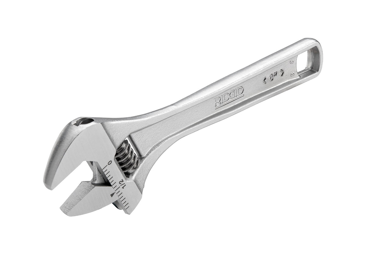 RIDGID 86902 6" Wide-Capacity Adjustable Wrench
