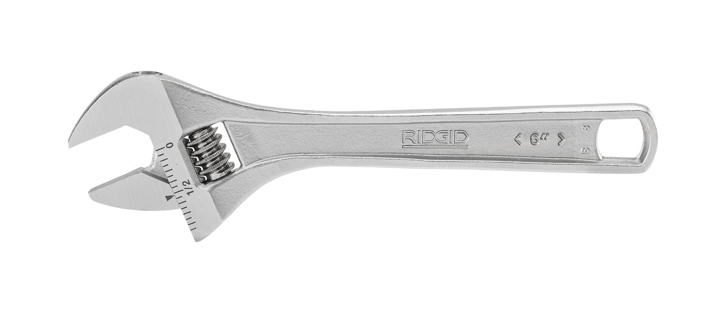RIDGID 86902 6" Wide-Capacity Adjustable Wrench RIDGID