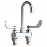Chicago Faucets 895-317ABCP Universal Deck Mounted Centerset Polished Chrome Chicago Faucets