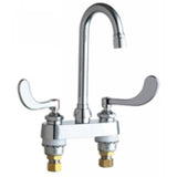Chicago Faucets 895-317E2805-5ABCP Universal Centerset Deck Mounted Faucet 4" centers Polished Chrome - Chicago Faucets