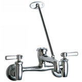 Chicago Faucets 897-CP Universal Wall Mounted Sink Faucet Polished Chrome - Chicago Faucets