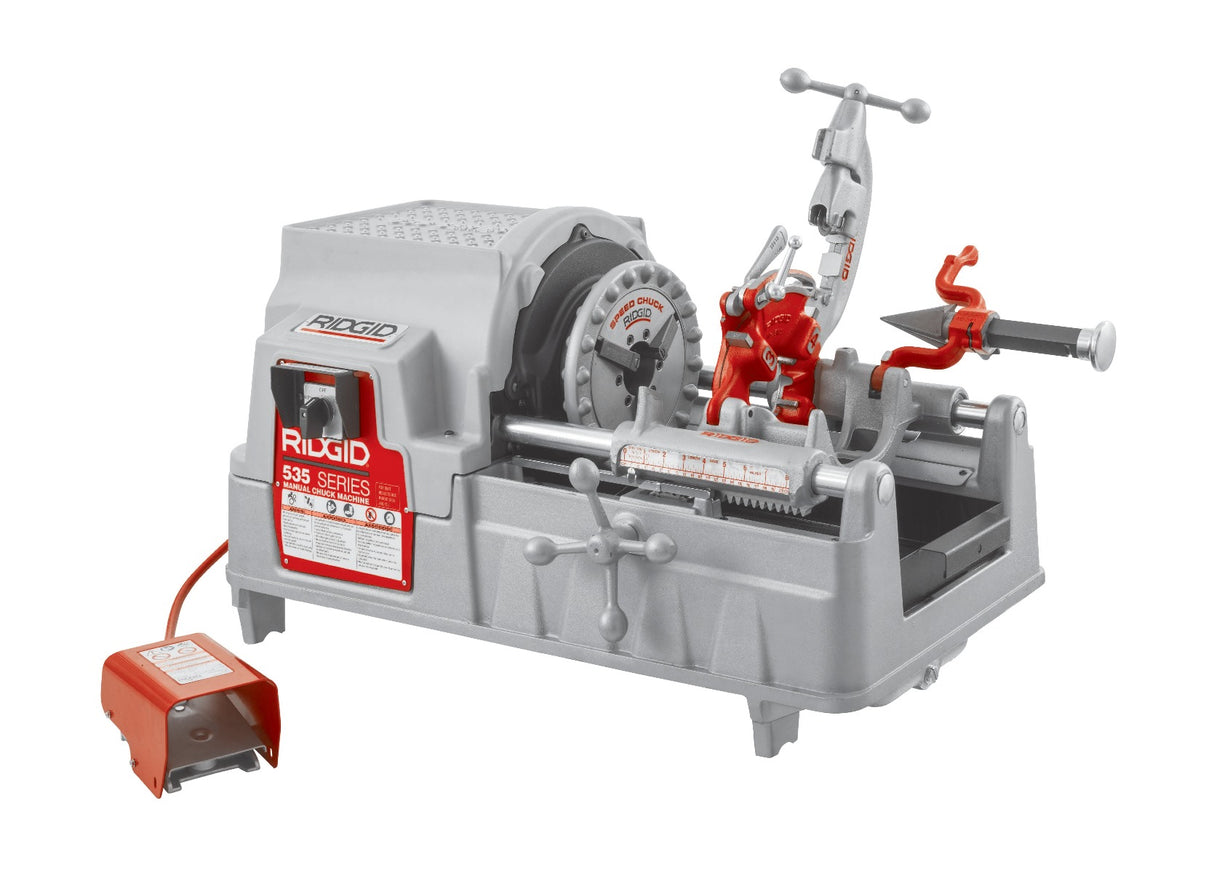 RIDGID 93287 1/2"-2" NPT Hammer Chuck Machine
