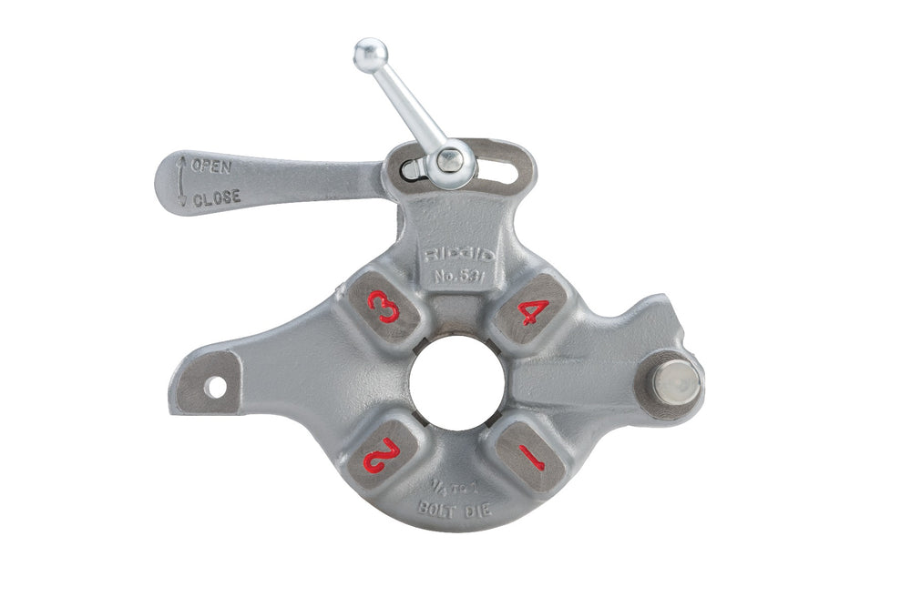 RIDGID 97045 531 Quick Open Bolt Die Head RH/LH (1/4"-1") RIDGID
