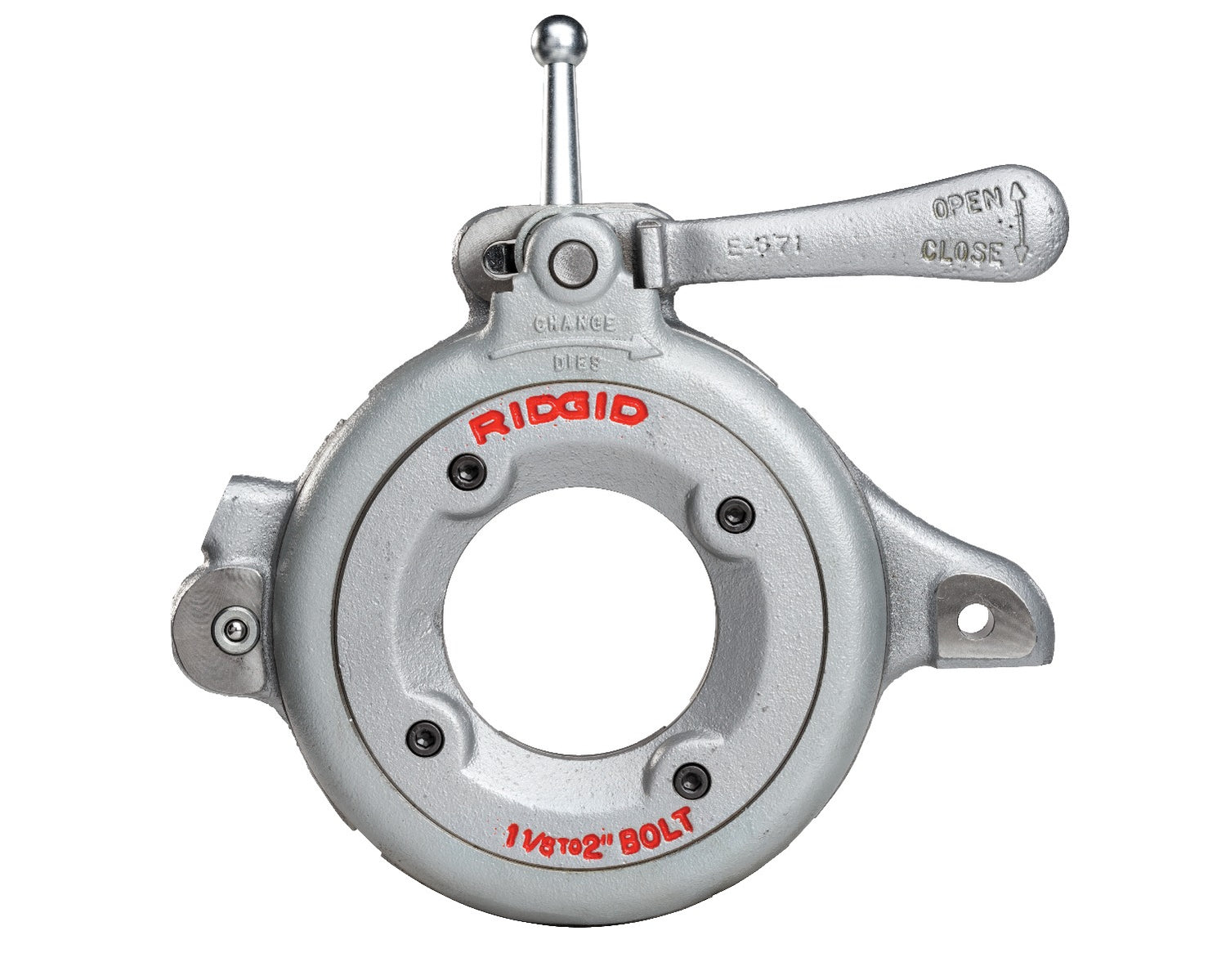 RIDGID 97050 532 Quick Open Bolt Die Head RH/LH (1-1/8"-2") RIDGID