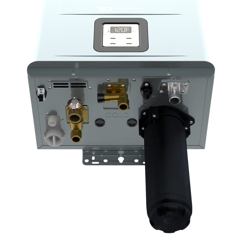 American MTM-199X3-P Adapt SC Standard Condensing Ultra-Low NOx 199,000 BTU Liquid Propane Tankless Water Heater with X3 Scale Prevention Technology American
