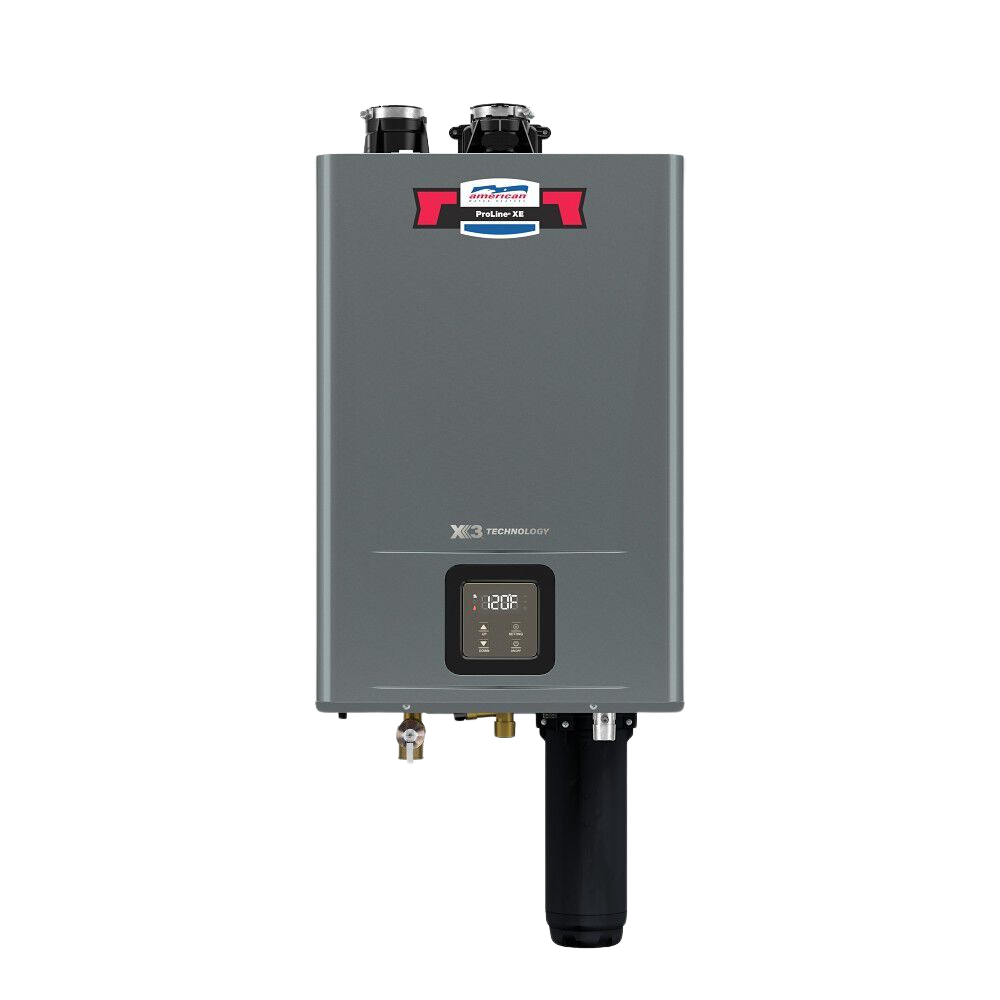 American MTM-199X3-P Adapt SC Standard Condensing Ultra-Low NOx 199,000 BTU Liquid Propane Tankless Water Heater with X3 Scale Prevention Technology American