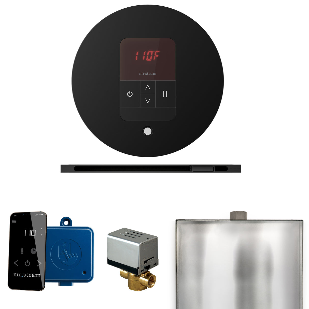 Mr. Steam Basic Butler Steam Control Package with iTempo Control and Linear Steamhead