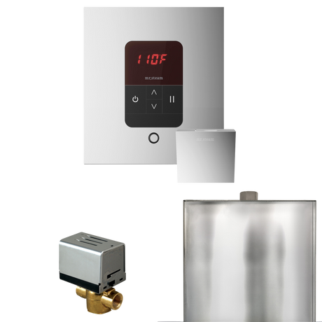 Mr. Steam Basic Butler Steam Shower Control Package with iTempo Control and Steamhead Mr. Steam