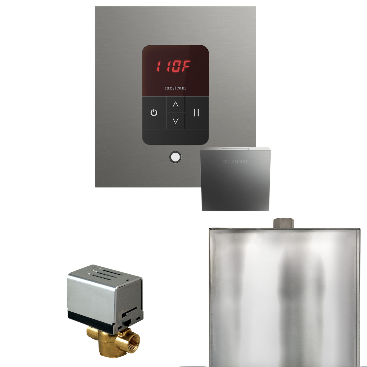 Mr. Steam Basic Butler Steam Shower Control Package with iTempo Control and Steamhead Mr. Steam