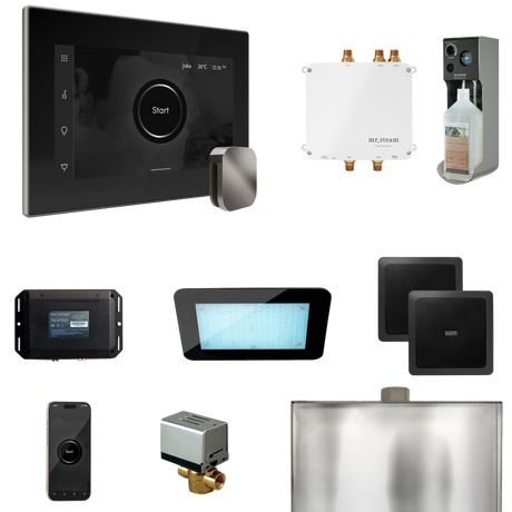 Mr. Steam Bliss Steam Shower Control Package with iSteamX Control and Steamhead Mr. Steam