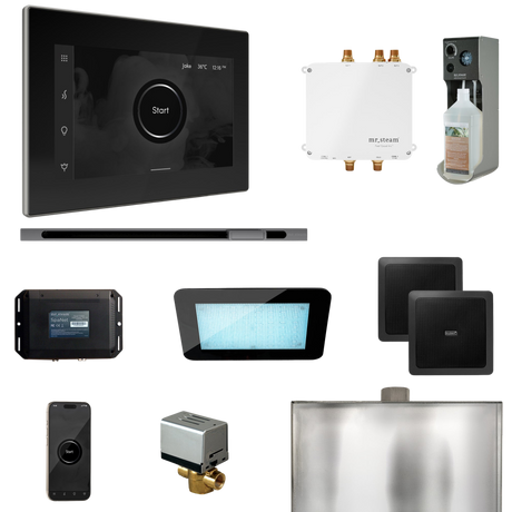 Mr. Steam Bliss Steam Shower Control Package with iSteamX Control and Linear Steamhead Mr. Steam