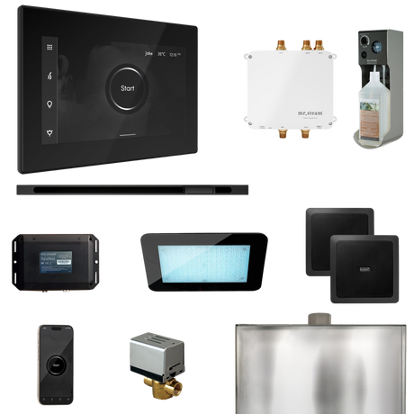 Mr. Steam Bliss Steam Shower Control Package with iSteamX Control and Linear Steamhead Mr. Steam