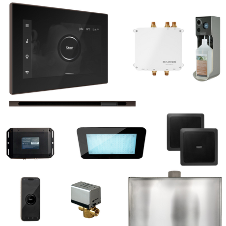 Mr. Steam Bliss Steam Shower Control Package with iSteamX Control and Linear Steamhead Mr. Steam