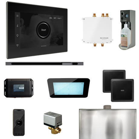 Mr. Steam Bliss Steam Shower Control Package with iSteamX Control and Linear Steamhead Mr. Steam
