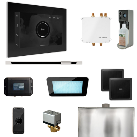 Mr. Steam Bliss Steam Shower Control Package with iSteamX Control and Linear Steamhead Mr. Steam