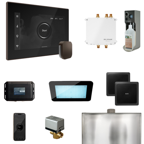 Mr. Steam Bliss Steam Shower Control Package with iSteamX Control and Steamhead Mr. Steam