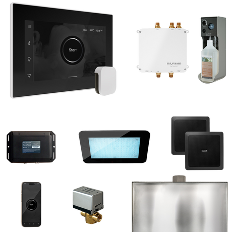 Mr. Steam Bliss Steam Shower Control Package with iSteamX Control and Steamhead Mr. Steam