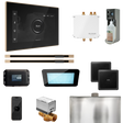 Mr. Steam Bliss Max Steam Shower Control Package with iSteamX Control and Linear Steamhead Mr. Steam