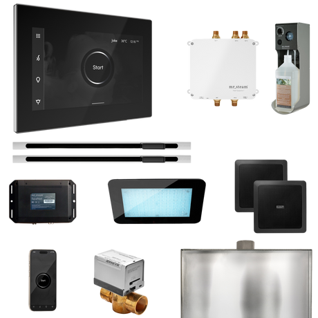 Mr. Steam Bliss Max Steam Shower Control Package with iSteamX Control and Linear Steamhead Mr. Steam