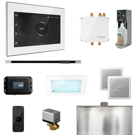 Mr. Steam Bliss Steam Shower Control Package with iSteamX Control and Linear Steamhead Mr. Steam