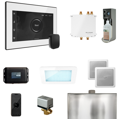 Mr. Steam Bliss Steam Shower Control Package with iSteamX Control and Steamhead Mr. Steam