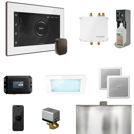 Mr. Steam Bliss Steam Shower Control Package with iSteamX Control and Steamhead Mr. Steam