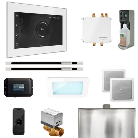 Mr. Steam Bliss Max Steam Shower Control Package with iSteamX Control and Linear Steamhead Mr. Steam
