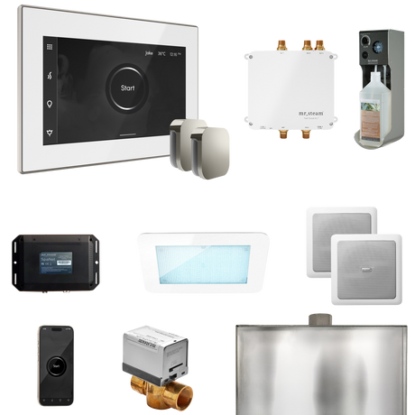 Mr. Steam Bliss Max Steam Shower Control Package with iSteamX Control and Steamhead Mr. Steam