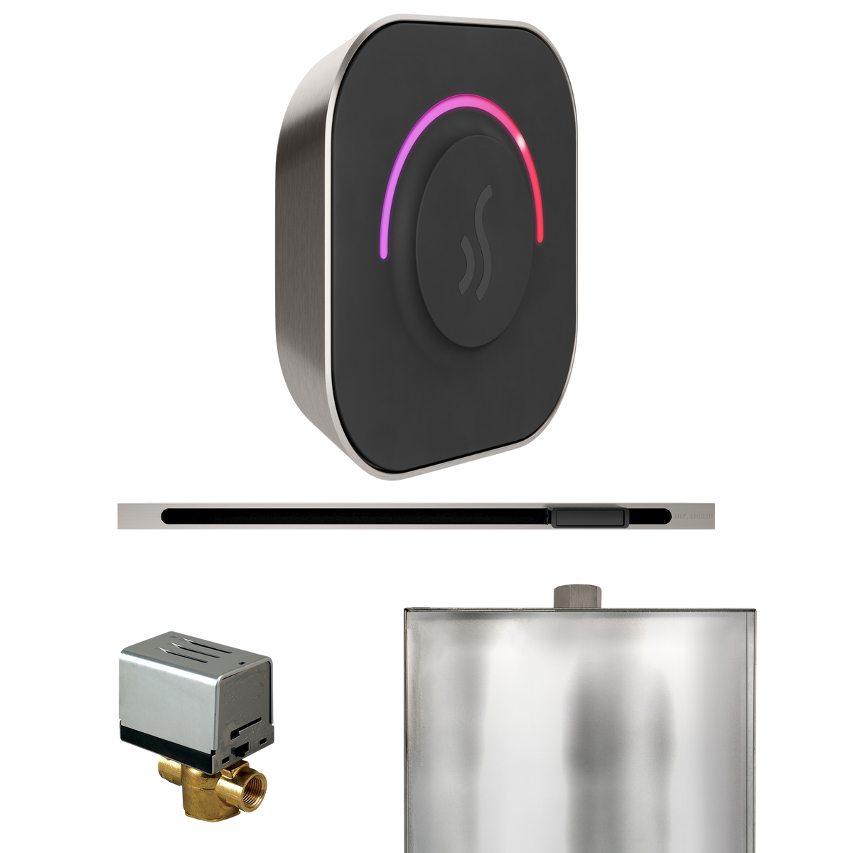 Mr. Steam ButlerTouch Steam Shower Control Package with TempoTouch Control and Linear Steamhead Mr. Steam