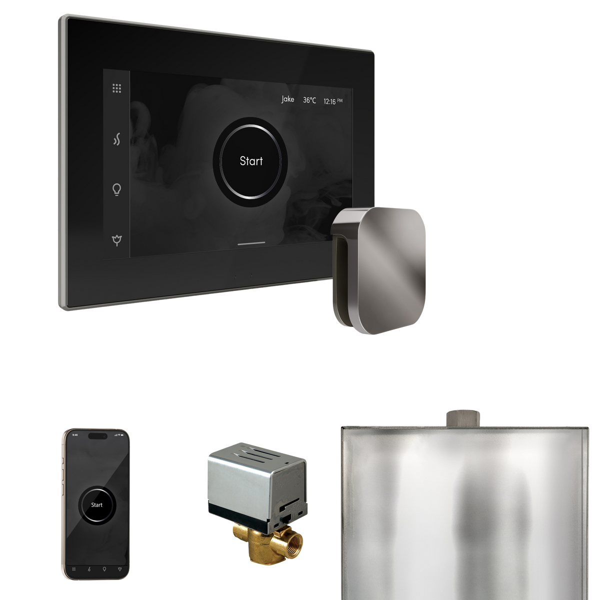 Mr. Steam XButler Steam Shower Control Package with iSteamX Control and Steamhead Mr. Steam