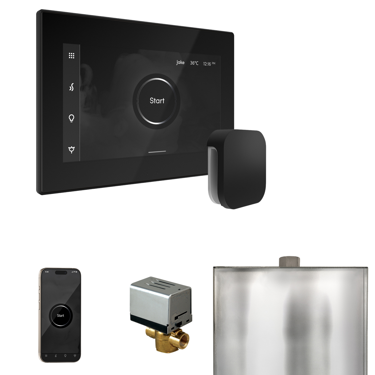 Mr. Steam XButler Steam Shower Control Package with iSteamX Control and Steamhead Mr. Steam