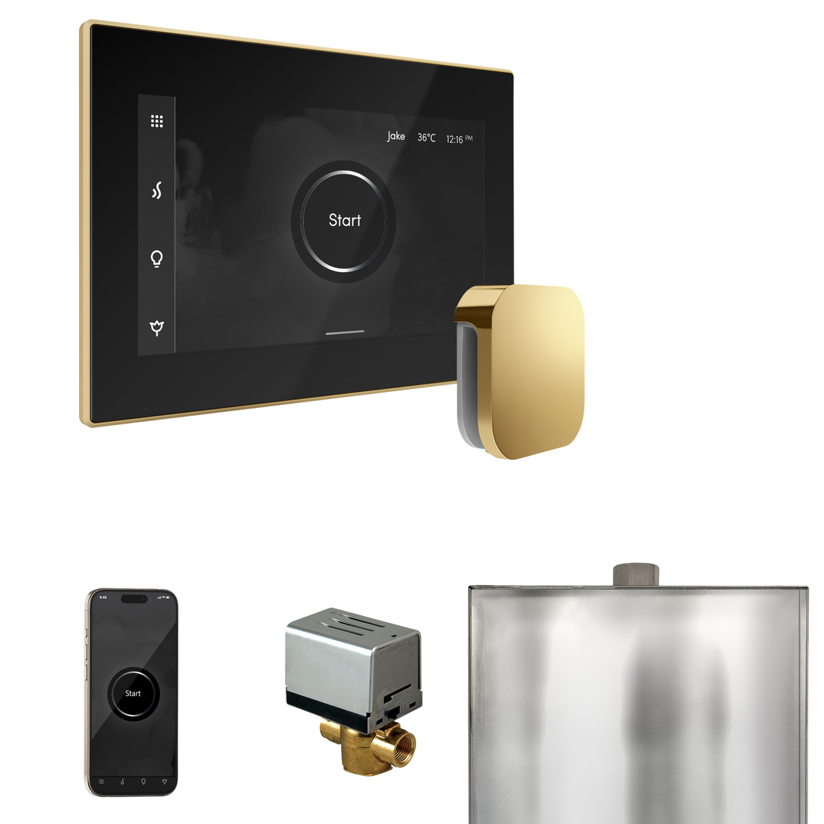 Mr. Steam XButler Steam Shower Control Package with iSteamX Control and Steamhead Mr. Steam