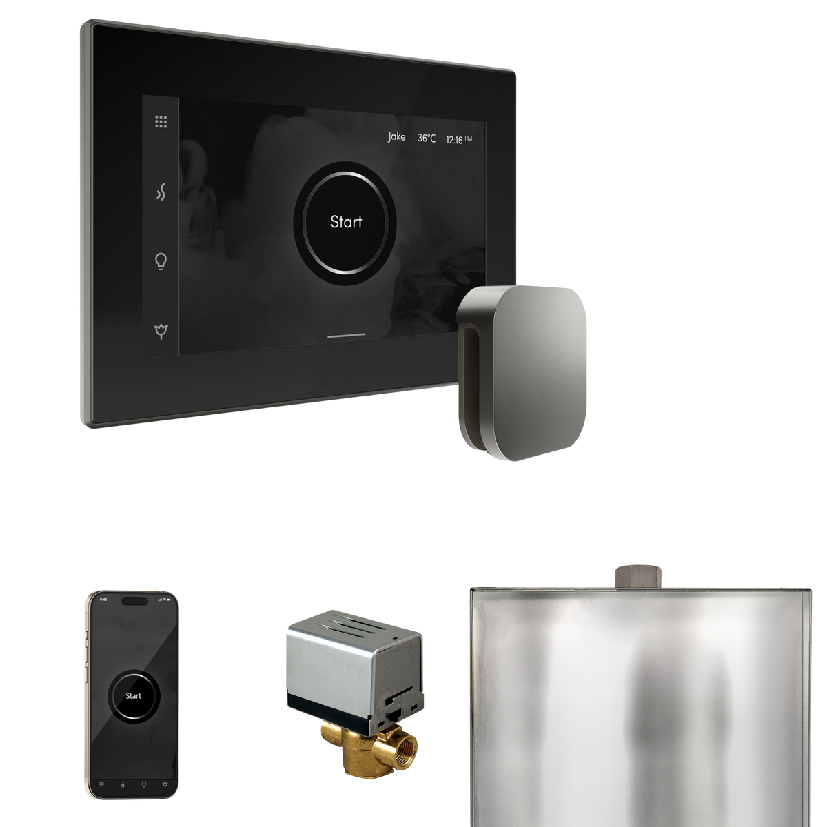 Mr. Steam XButler Steam Shower Control Package with iSteamX Control and Steamhead Mr. Steam