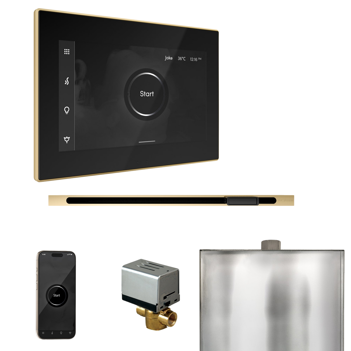 Mr. Steam XButler Steam Shower Control Package with iSteamX Control and Linear Steamhead Mr. Steam