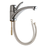 Chicago Faucets 2300-ABCP Universal One Handle Centerset  Polished Chrome - Chicago Faucets