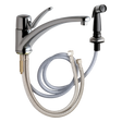 Chicago Faucets 2301-ABCP  Universal Single Handle Kitchen Faucet with Spray Polished Chrome - Chicago Faucets