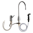 Chicago Faucets 2304-ABCP Universal Deck Mounted Sinlge Control with Side Spray Polished Chrome - Chicago Faucets
