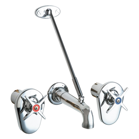 Chicago Faucets 782-ISCP Universal Concealed Service Sink Faucet  Polished Chrome - Chicago Faucets