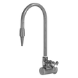 Chicago Faucets 870-BPVC Universal Wall Mounted PVC Distilled Water Fitting Polished Chrome - Chicago Faucets