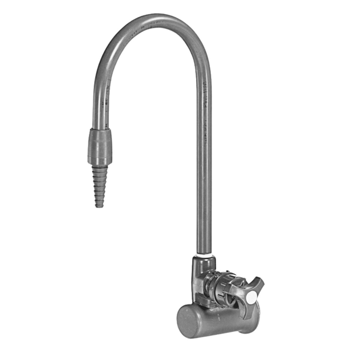 Chicago Faucets 870-BPVC Universal Wall Mounted PVC Distilled Water Fitting Polished Chrome - Chicago Faucets