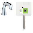 Chicago Faucets EQ-A11A-12ABCP EQ Curved Series Lavatory Sink Faucet with Hands-free Infrared Detection Chicago Faucets